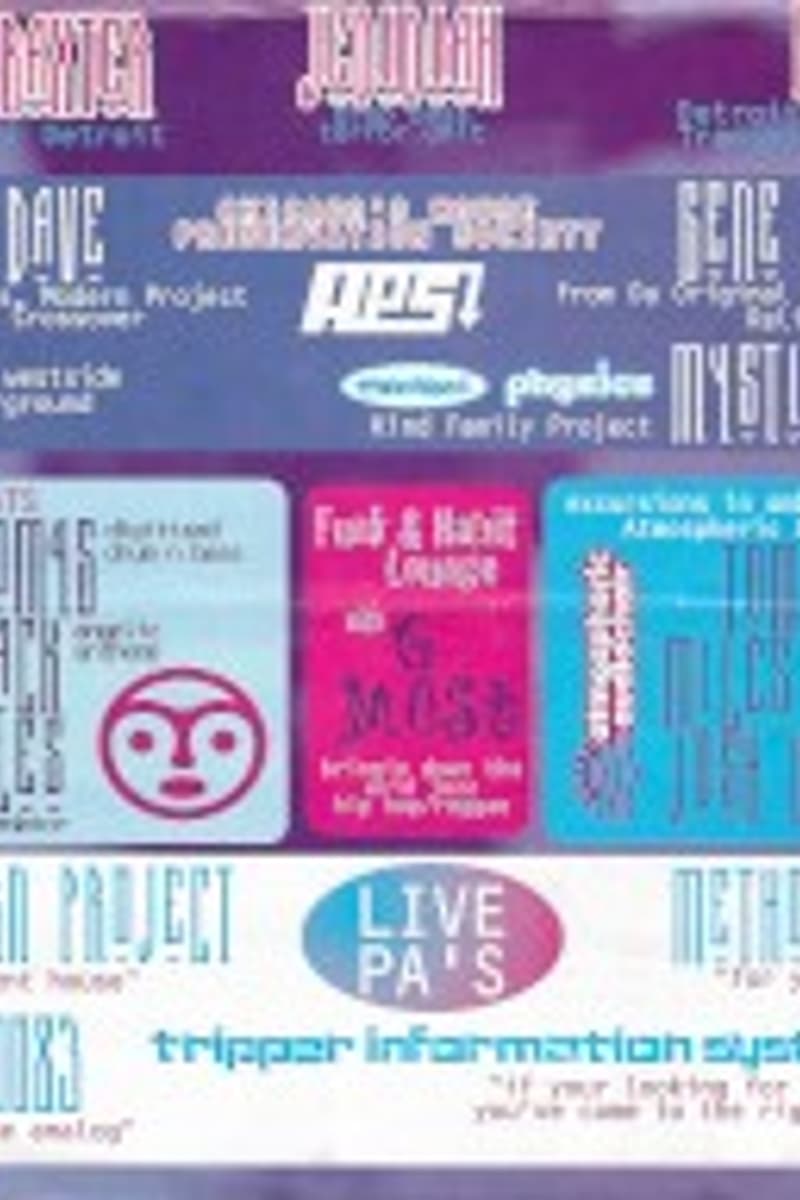 Davey Dave, Gene Farris, Funk & Nasty, 369 Drums, DJ True - at Tripper Information Systems