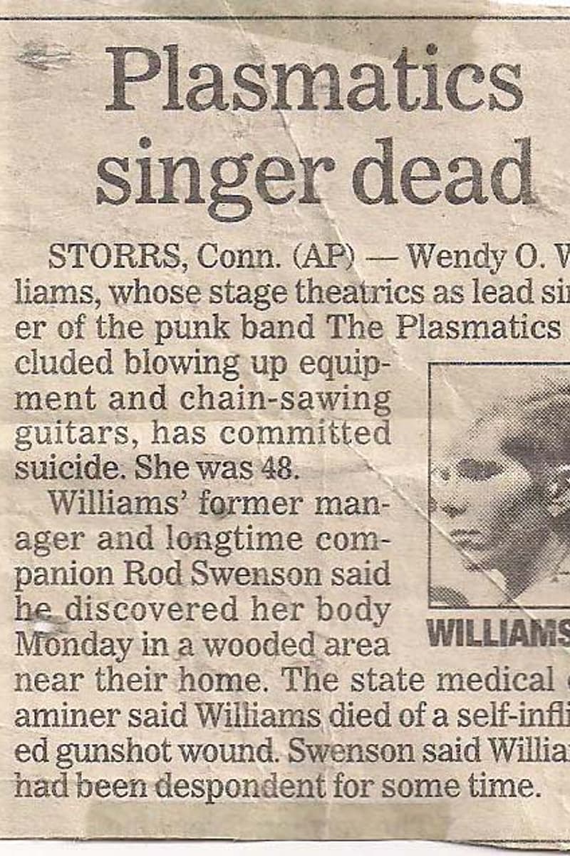 Wendy O. Williams, The Plasmatics - Storrs, CT