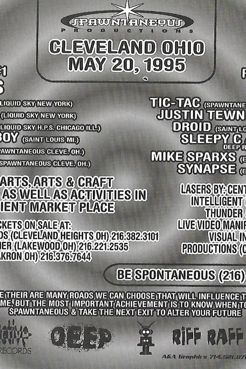 Synapse, Tic-Tac, AstroBoy, TRAXX, Justin Tewn - Cleveland, OH - May 20, 1995