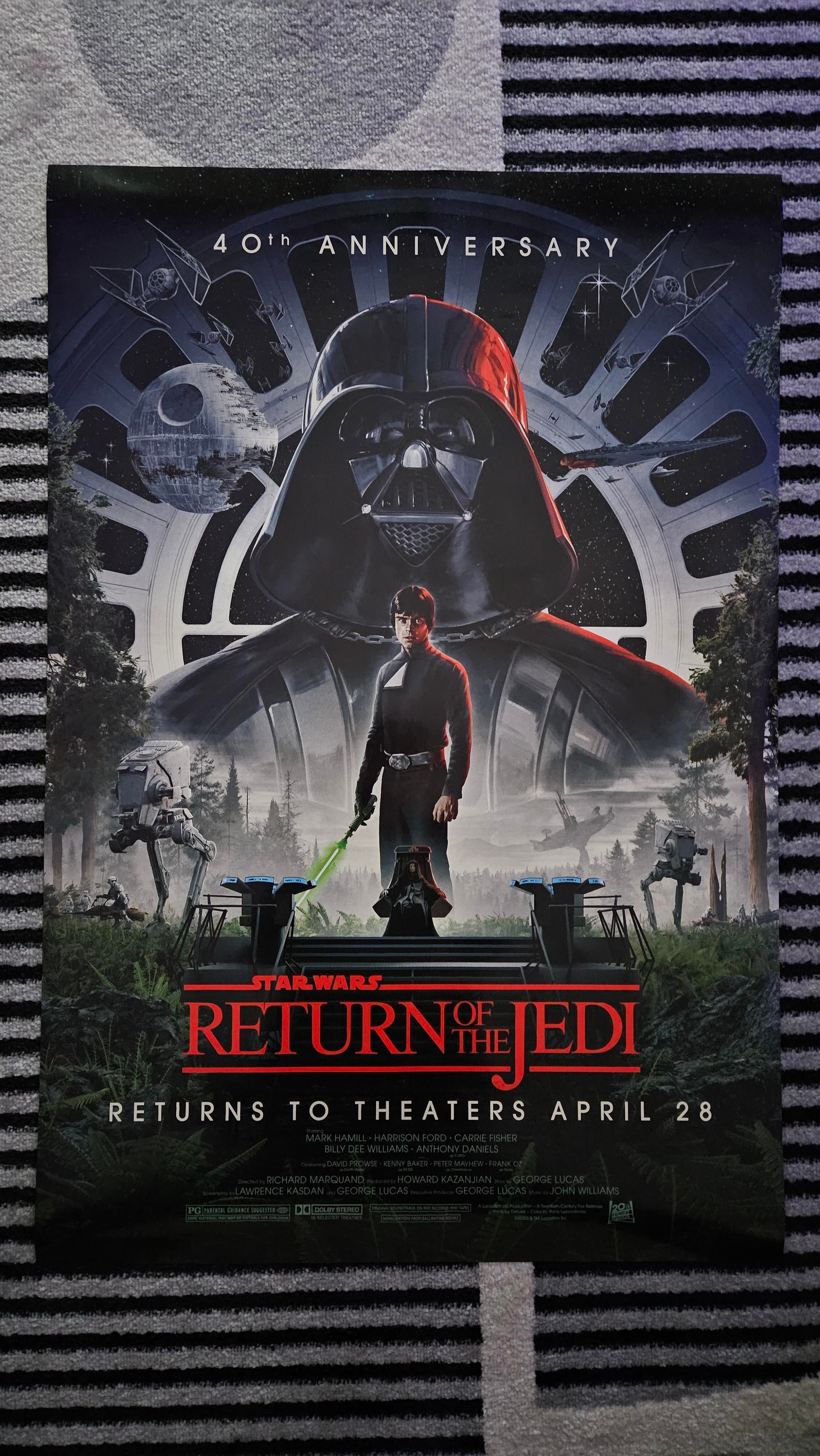 Kenny Baker, Harrison Ford, Peter Mayhew, Carrie Fisher, Anthony Daniels - Apr 28, 2023