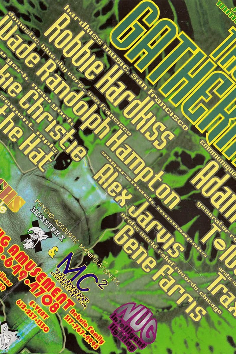 Te1000, Wade Randolph Hampton, Gene Farris, TRAXX, MC2 - at NUG Amusement - Minneapolis, MN - Jul 15, 1995