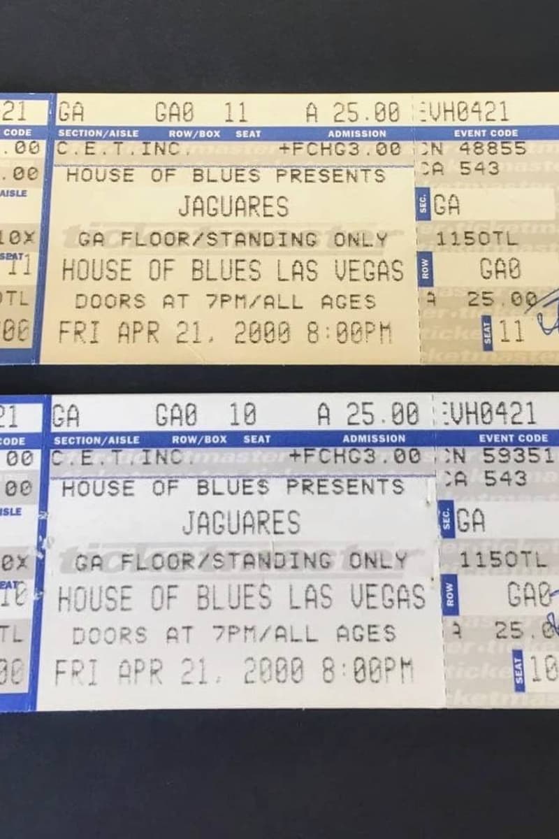 Jaguares - at House of Blues Las Vegas - Las Vegas, NV - Apr 21, 2000