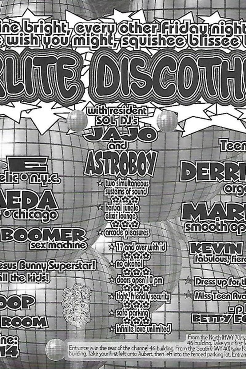 Ozone Troop, Mark Farina, AstroBoy, Betty Ford's Disco Dynamo, Miles Maeda - at Starlite Discotheque / Esther's Orbit Room - St. Louis, MO