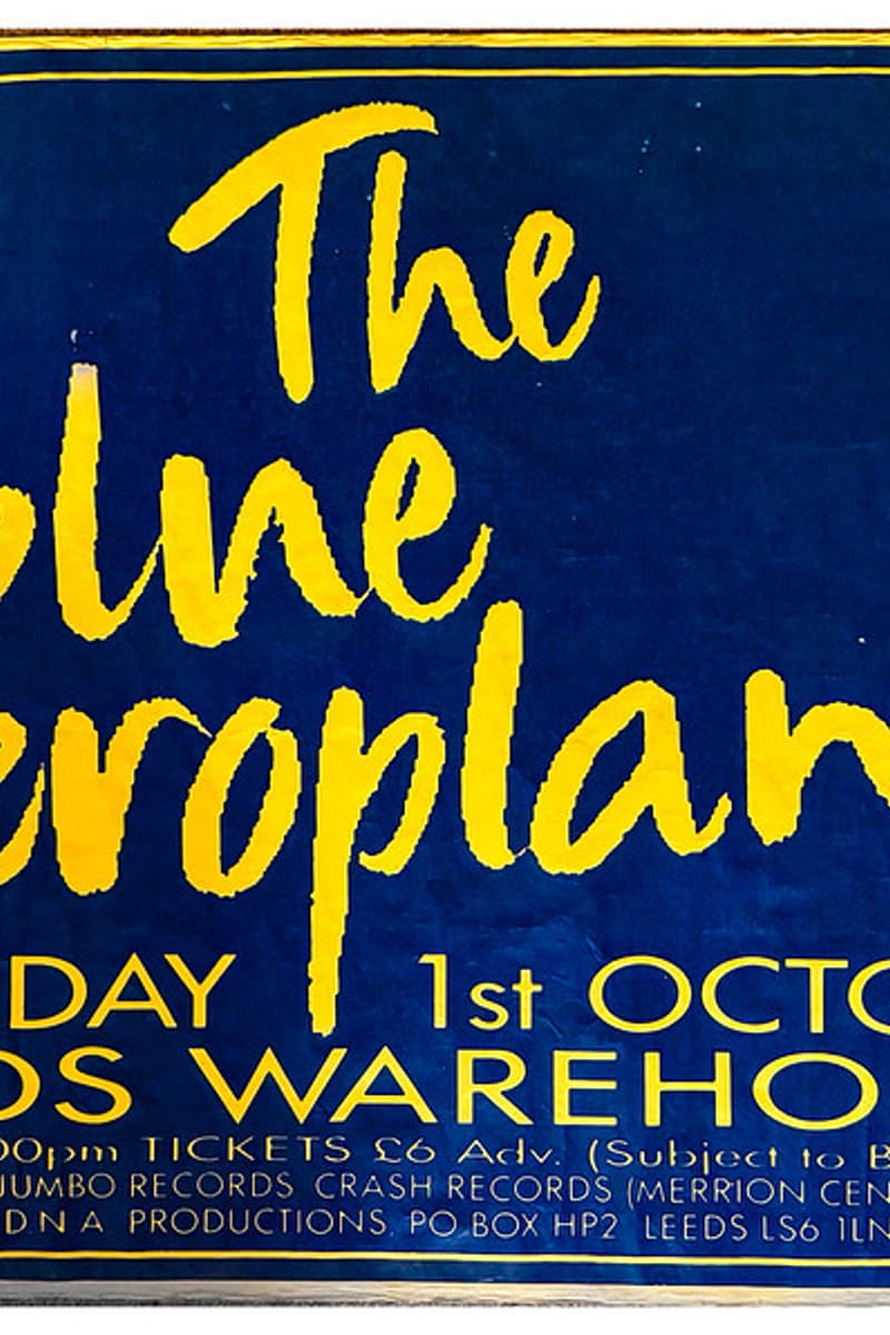 The Blue Aeroplanes - at Leeds Warehouse - Leeds - Oct 1, 1991