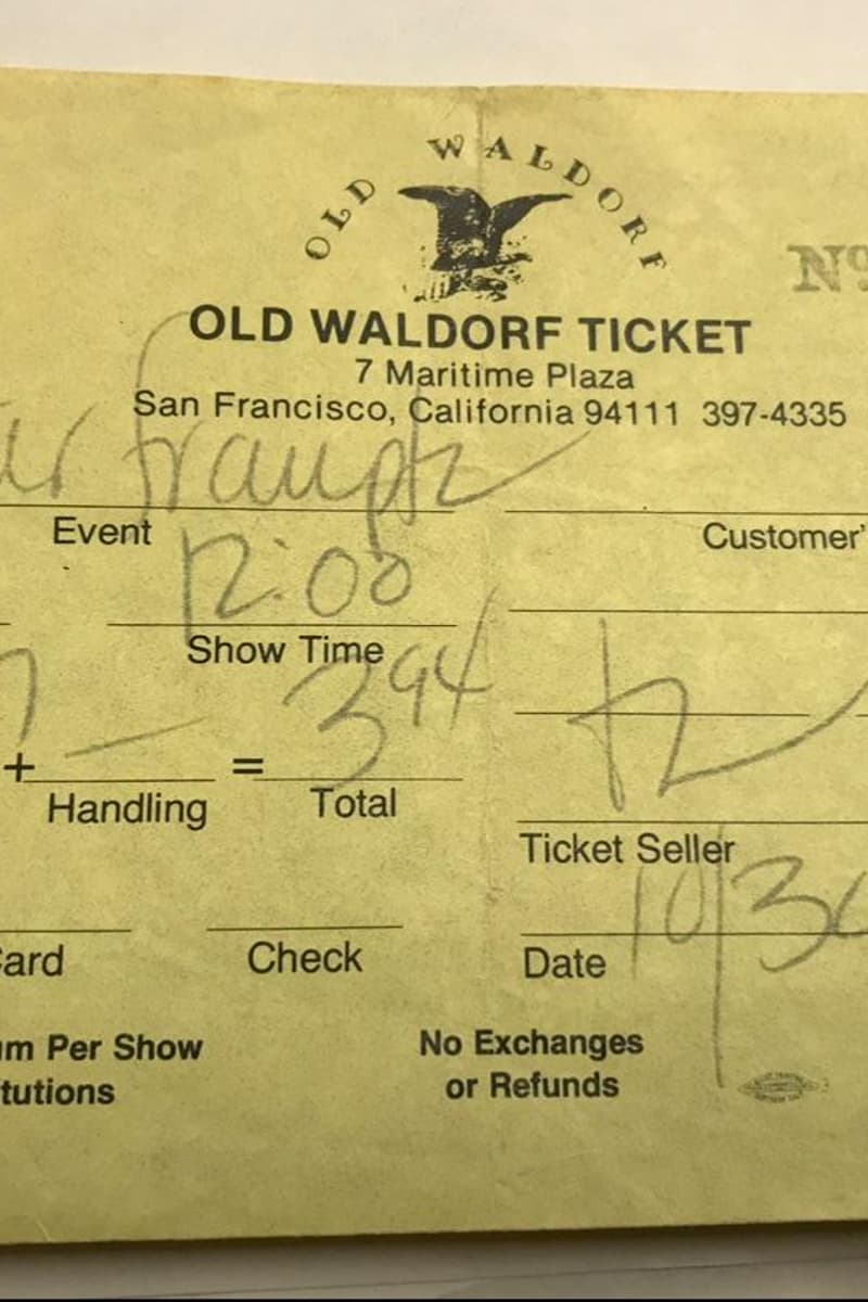 Peter Frampton - at Old Waldorf - San Francisco, CA