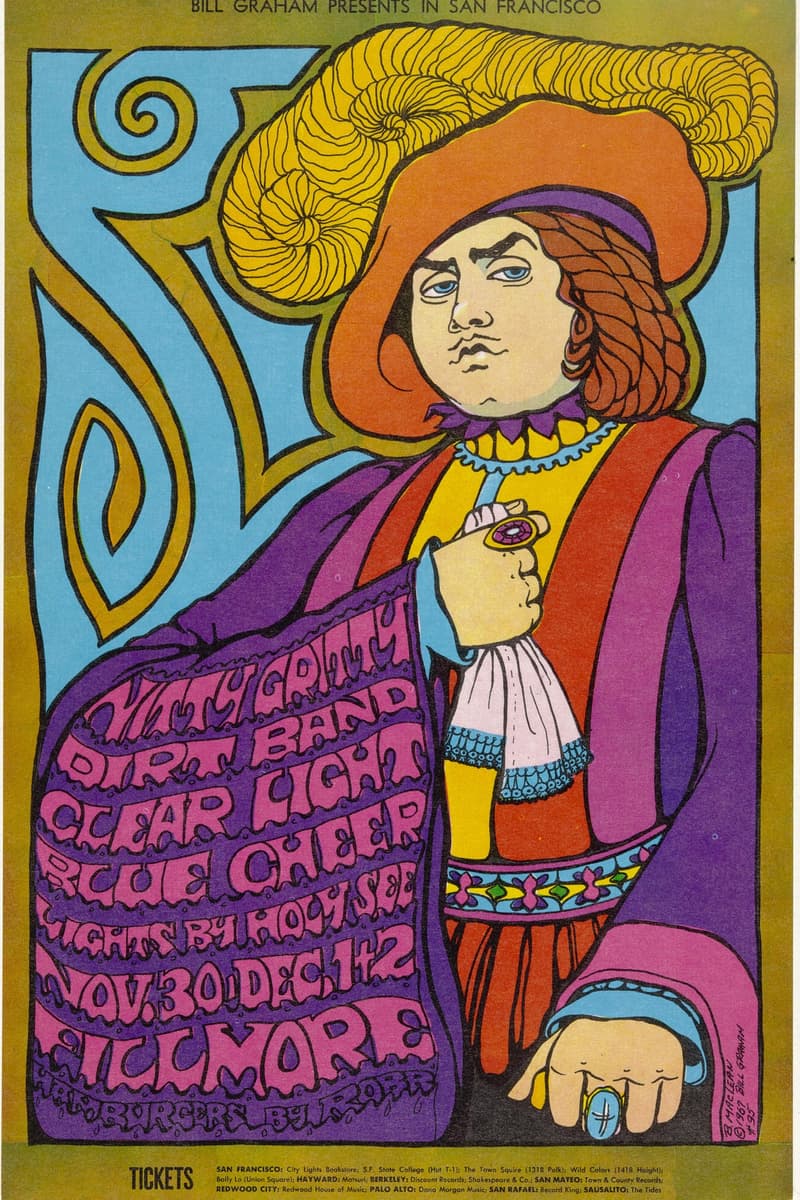 Blue Cheer, Clear Light, Nitty Gritty Dirt Band - at Fillmore - San Francisco, CA - Nov 30, 1967