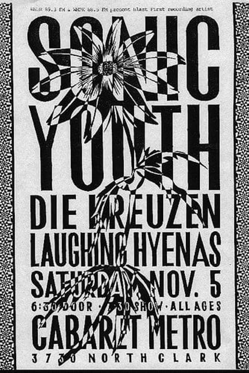 Laughing Hyenas, Sonic Youth, Die Kreuzen - at Cabaret Metro - Chicago, IL