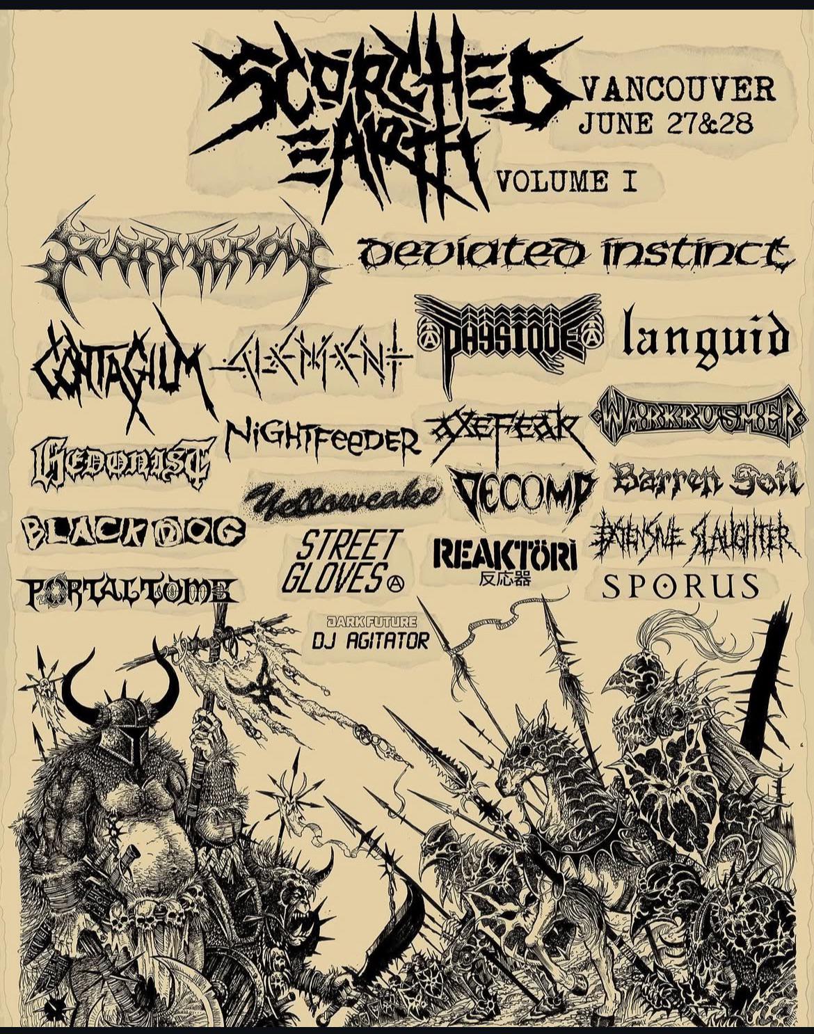 Reaktori, Deviated Instinct, Yellowcake, Alexment (or Aleixment), DJ Agitator (Darkfuture) - Vancouver