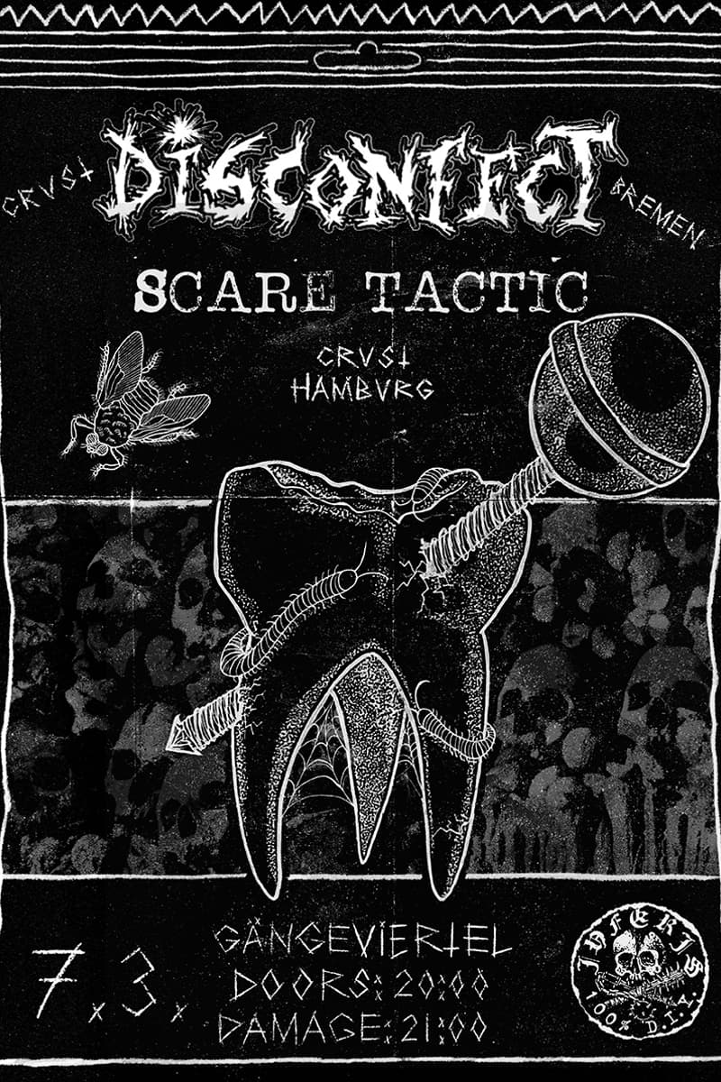 Disconflict, Scare Tactic - at Gängeviertel - Hamburg - Mar 7, 2025