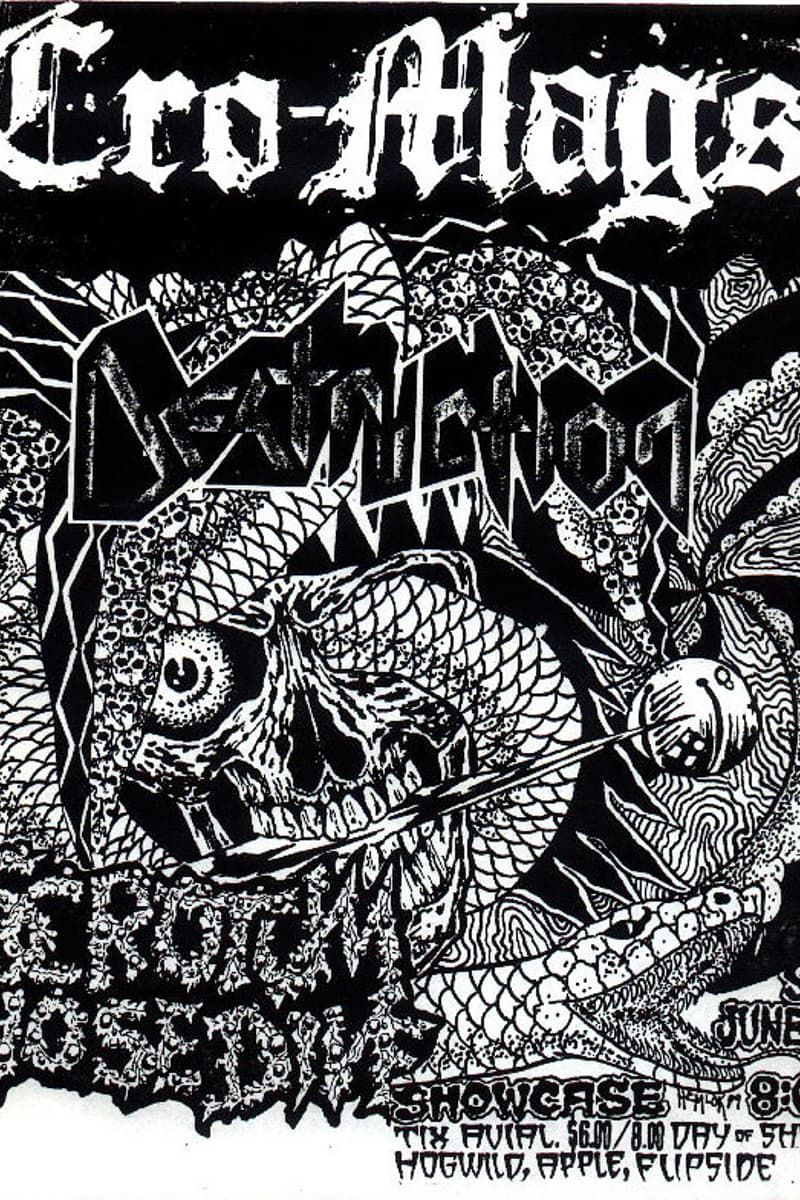 Mosley, Heresy, Destruction, Cro-Mags - at Showcase - San Antonio, TX - Jun 3, 1989