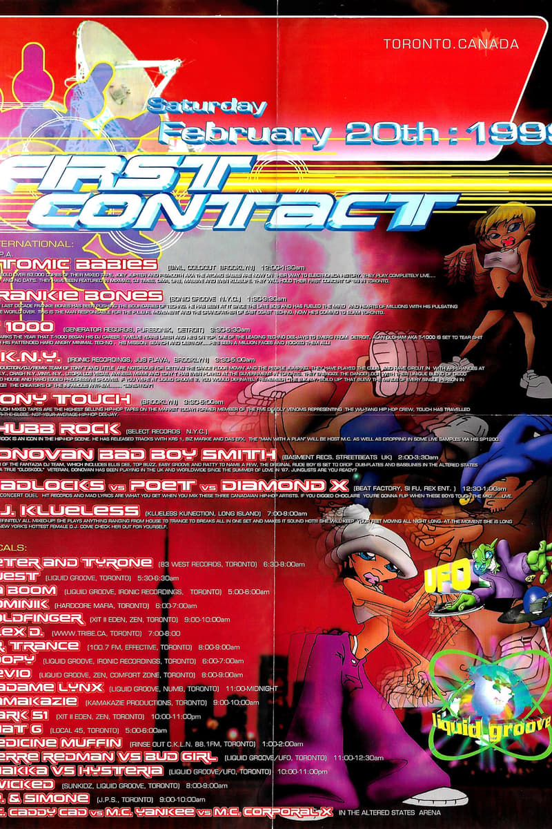Dr. Trance, Madame Lynx, Peter and Tyrone, Poet, Hysteria - at Altered States Arena - Toronto, ON - Feb 20, 1999