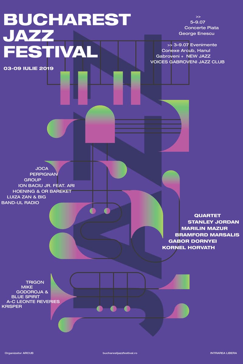 Mike Godoroja & Blue Spirit, A-C Leonte Reveries, Kornel Horvath, Perpignan Group, Quartet - at Piata George Enescu / Arcub / Hanul Gabroveni / Gabroveni Jazz Club - Bucharest - Jul 3, 2019
