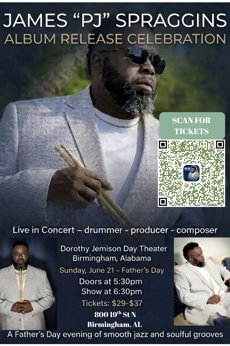 James 'PJ' Spraggins - at Dorothy Jemison Day Theater - Birmingham, AL - Jun 21, 2020