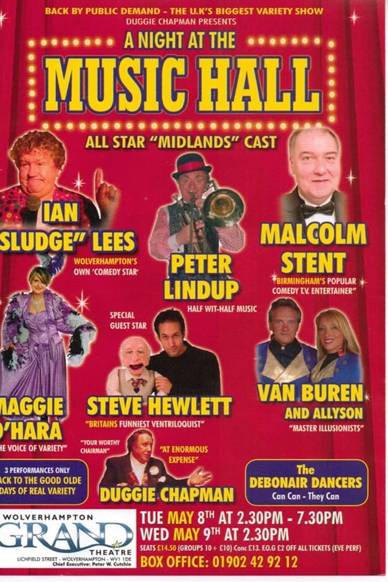 Van Buren and Allyson, Maggie O'Hara, Duggie Chapman, The Debonair Dancers, Peter Lindup - at Wolverhampton Grand Theatre - Wolverhampton - May 8, 2007