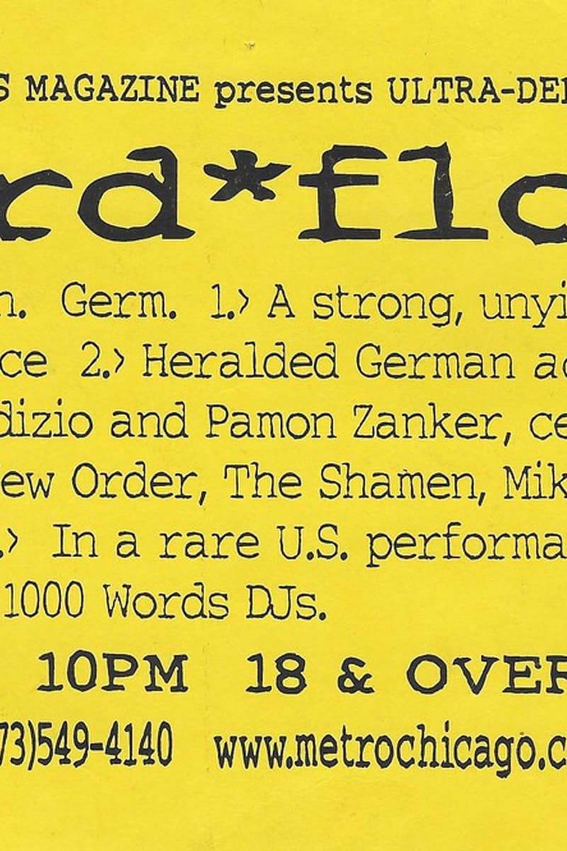 Oliver Bondizio, Hard*floor, Pamon Zanker, 1000 Words DJs - at Metro - Chicago, IL