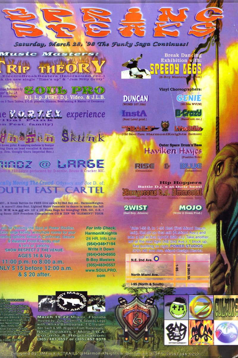 Afrika Bambaataa, Insta, Speedy Legs, Haviken Hayes, D.J. Video - Miami, FL - Mar 28, 1998