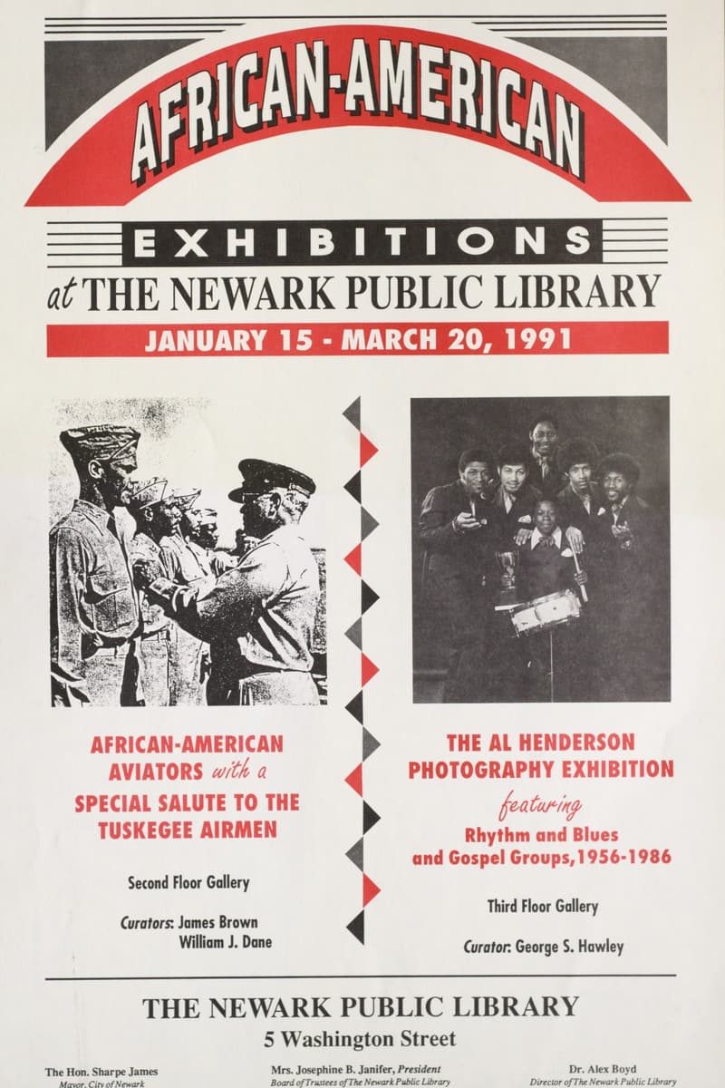 Gospel Groups (1956-1986), Tuskegee Airmen (historical subject), Rhythm and Blues Groups (1956-1986) - at The Newark Public Library - Newark, NJ