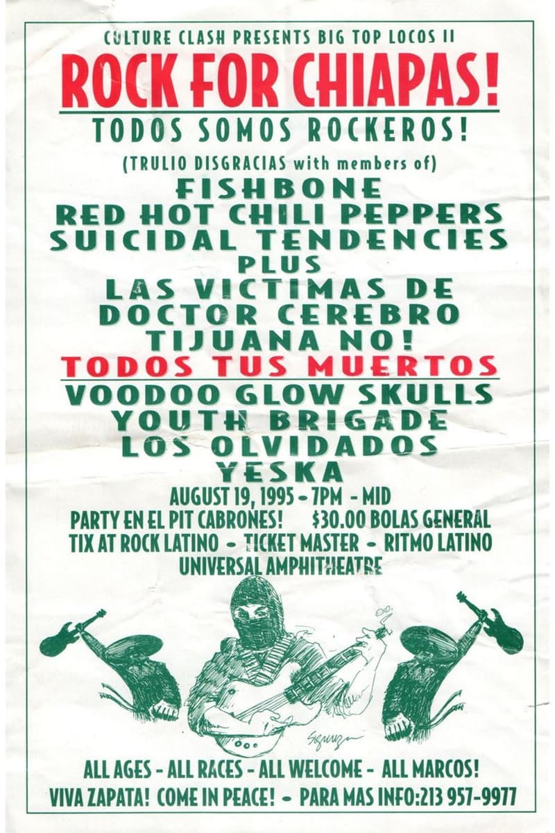 Suicidal Tendencies, Las Victimas de Doctor Cerebro, Todos Tus Muertos, Youth Brigade, Voodoo Glow Skulls - at Universal Amphitheatre - Los Angeles, CA - Aug 19, 1995
