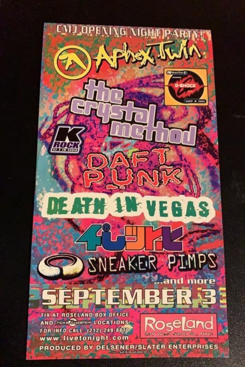 Death in Vegas, Aphex Twin, Sneaker Pimps, The Crystal Method, Daft Punk - at Roseland - New York City, NY - Sep 3, 1997