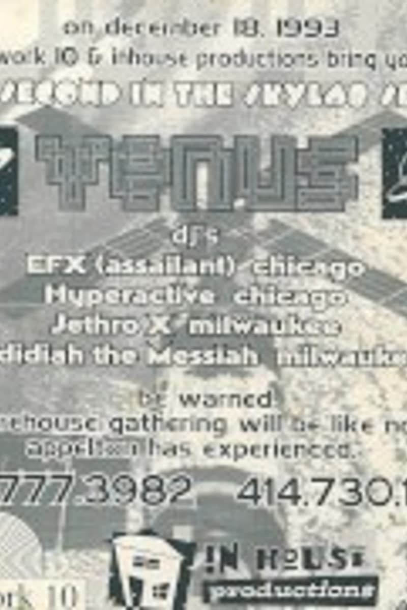 EFX (assailant) chicago, Jedidiah the Messiah milwaukee, Jethro X milwaukee, Tenka, Huperactive chicago - at Fan House - Dec 18, 1993