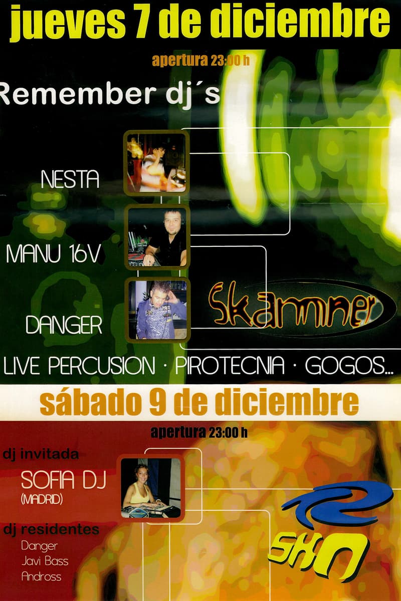 Danger, Manu 16V, Nesta, Sofia DJ, Andross - at Skamner (Discoteca Txitxarro) - Dec 7, 2006