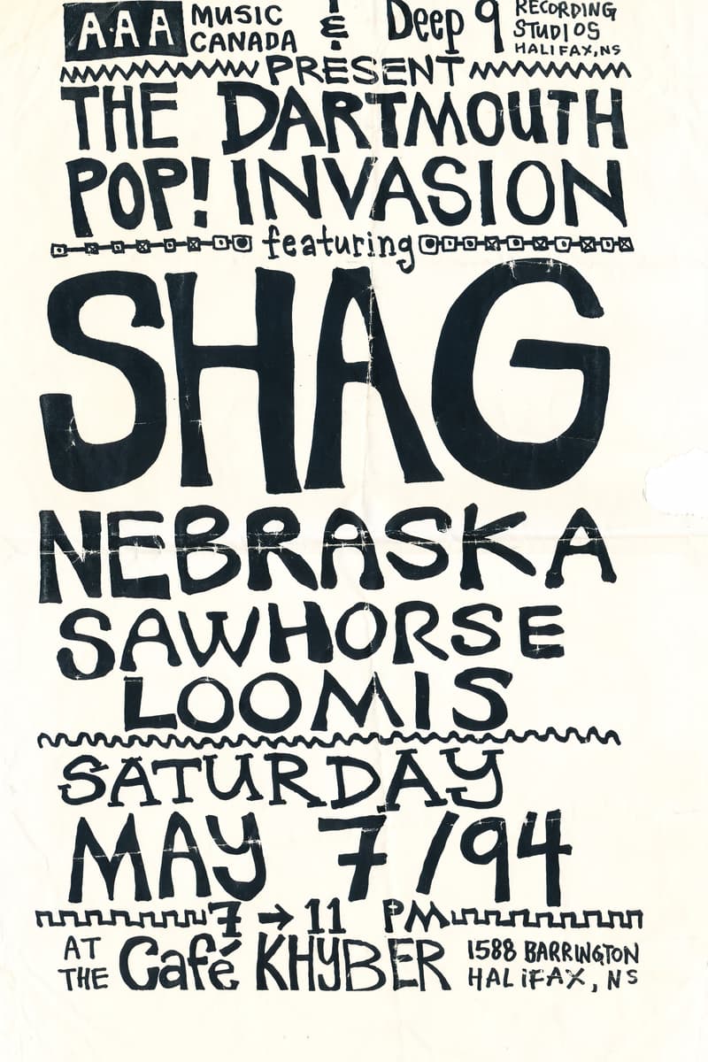 Shag, Loomis, Nebraska, Sawhorse - at Café Khyber - Halifax, NS - May 7, 1994