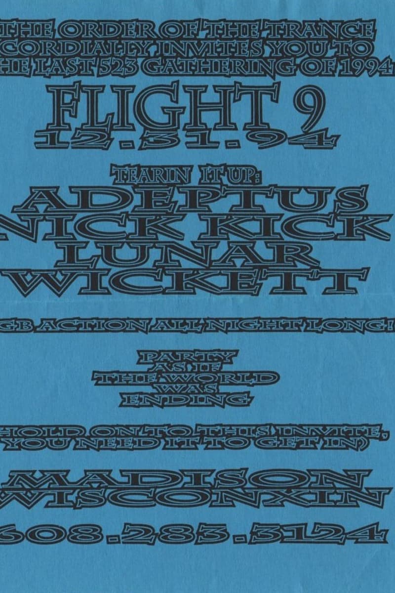 Wickett, Lunar, Adeptus, Nick Kick - at 523 - Madison, WI - Dec 31, 1994