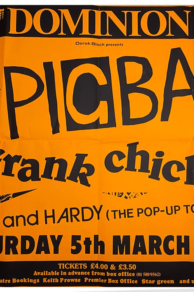 The Frank Chickens, Laurel and Hardy (The Pop-Up Toasters), Pigbag - at Dominion - London - Mar 5, 1983