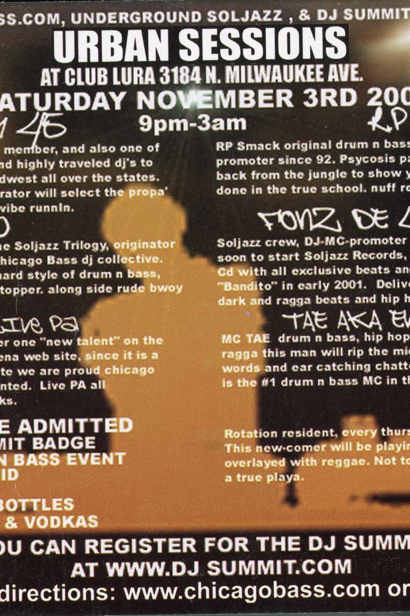 Phantom 45, M1D1, RP Smack, Legge, Kode10 - at Club Lura - Chicago, IL - Nov 3, 2001