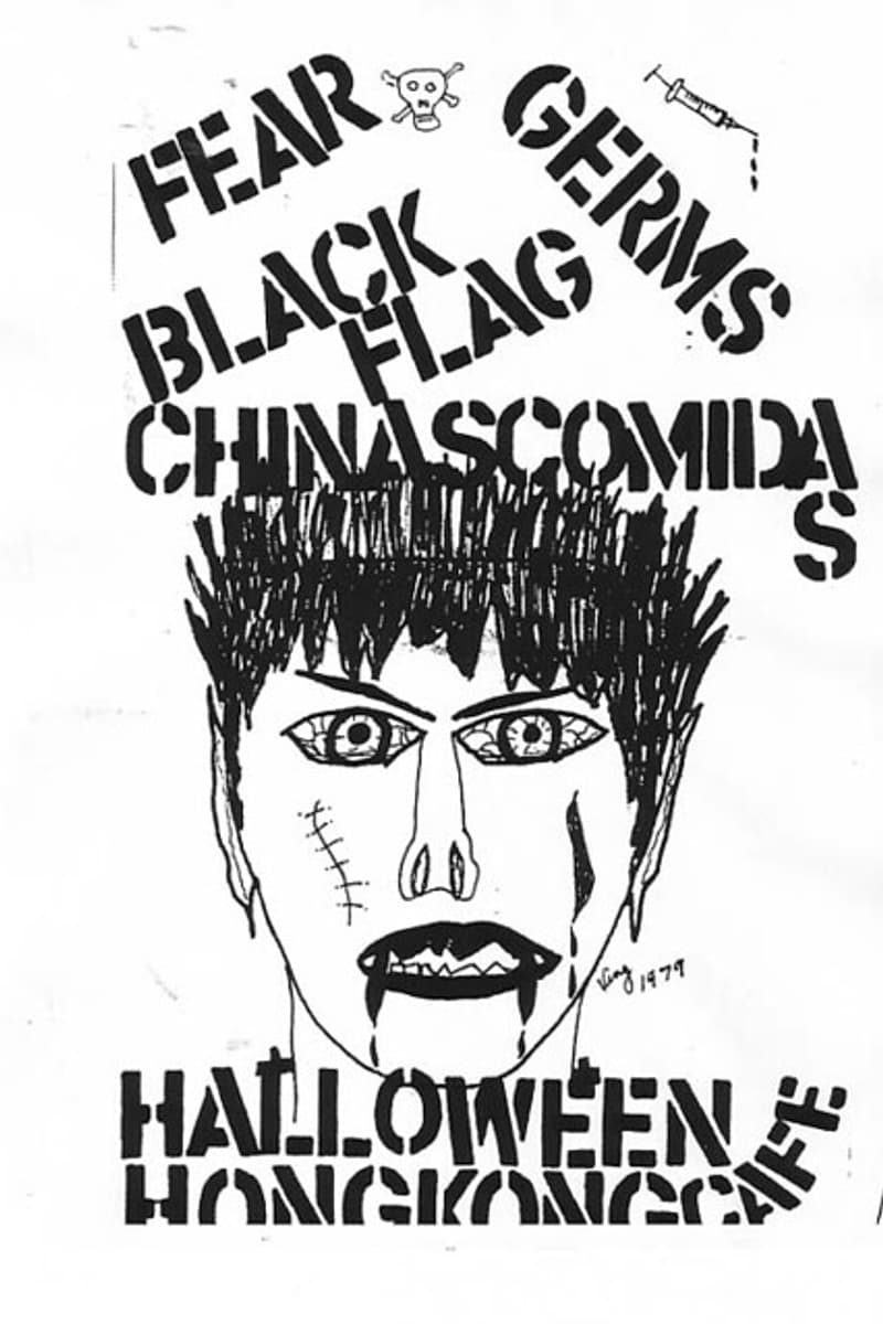 Germs, China's Comidas, Fear, Black Flag - at Hong Kong Cafe - Los Angeles, CA