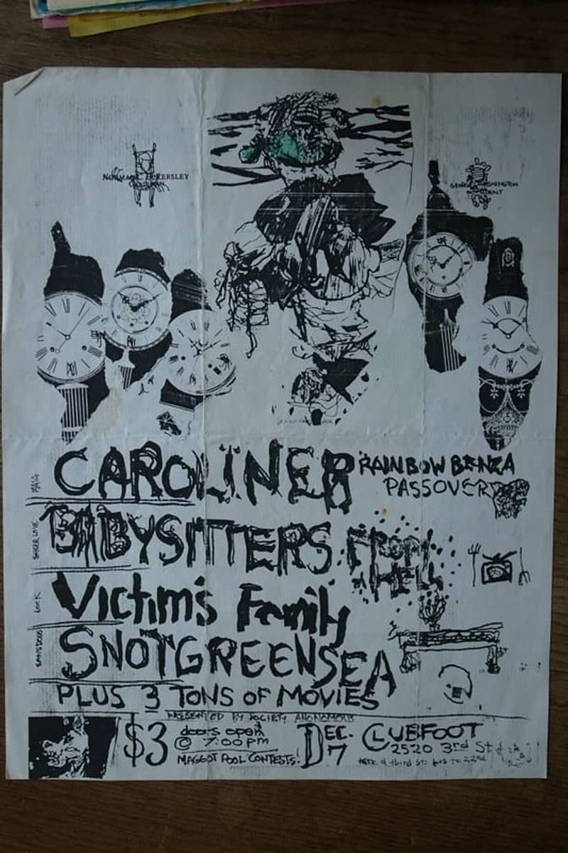 Rainbow Brnza Passover, Snotgreensea, Caroliner, Babysitters From Hell, Victim's Family - at Clubfoot