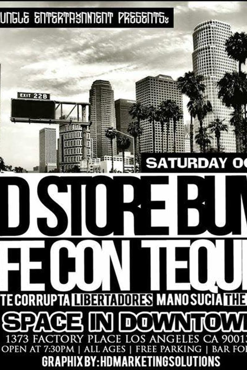 The Steadians, Libertadores, Mano Sucia, Mente Corrupta, LOSP2 - at Jam Space in Downtown LA - Los Angeles, CA - Oct 3, 2015