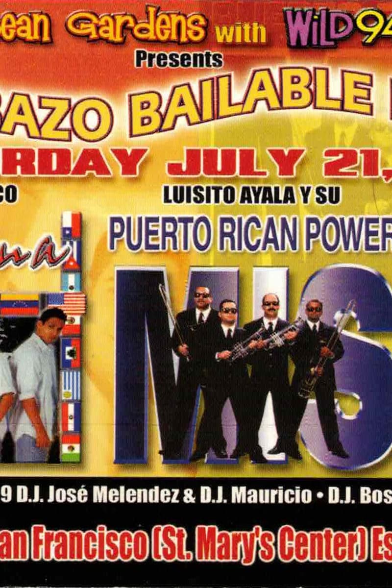 La Makina, DJ Mauricio, Luisito Ayala y su Puerto Rican Power, Edwin y Su Son, DJ Tony 'O' - at Caribbean Gardens (St. Mary's Center) - San Francisco, CA - Jul 21, 2001