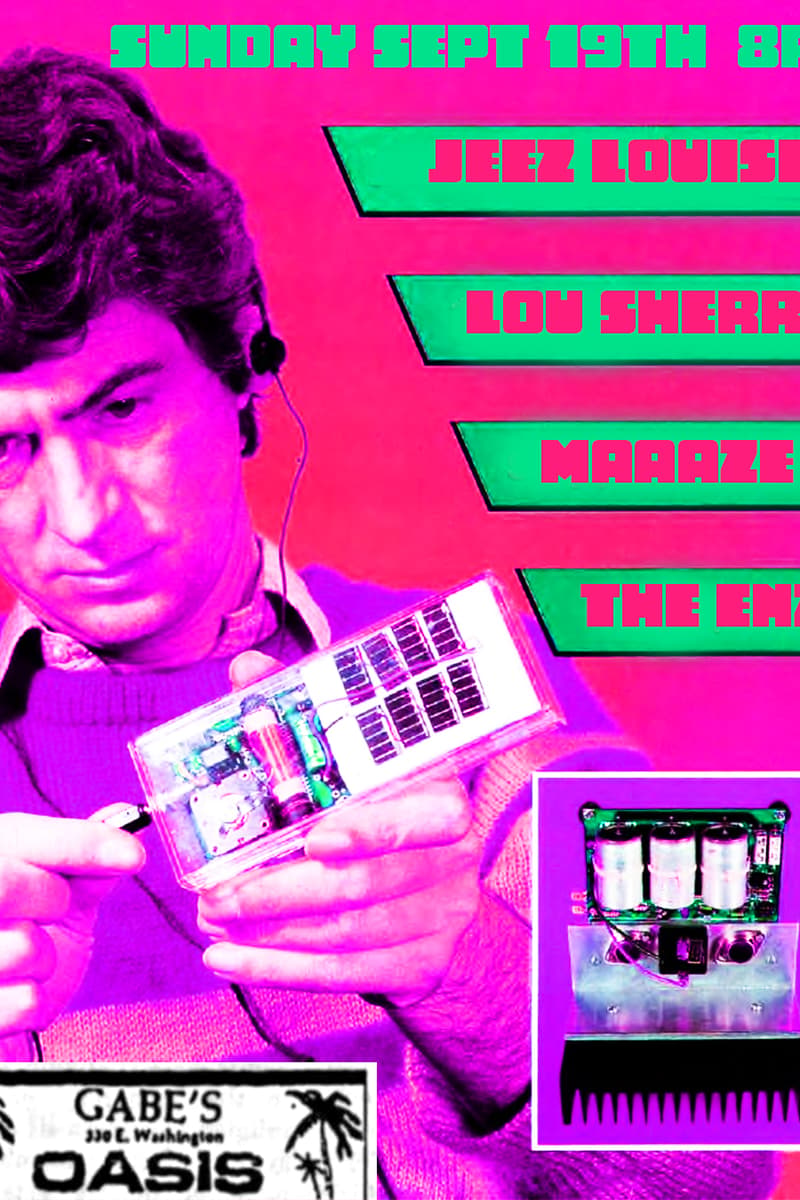 The Ekz, Jeez Louise, Lou Sherry, Maaaze - at Gabe's Oasis - Iowa City, IA - Sep 19, 2021