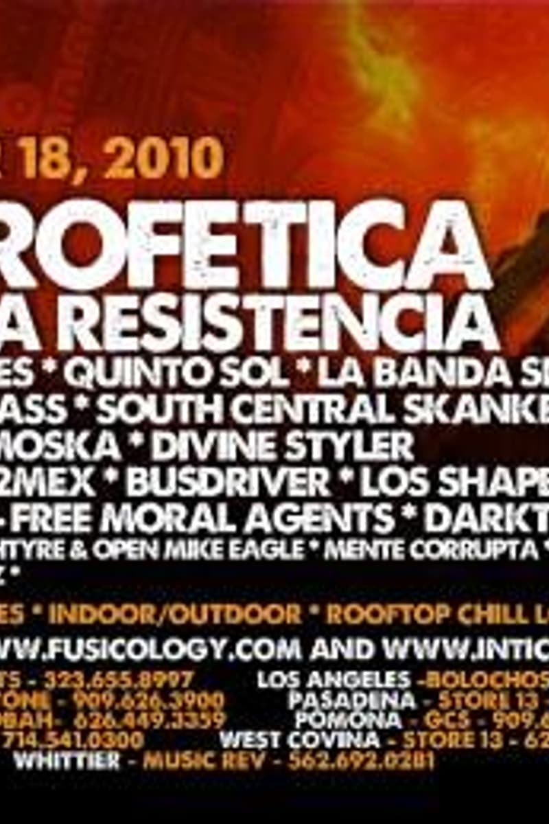 Cultura Profetica, ABSTRACT RUDE, Reverie, DJ Divine Styler, Ras Kass - Pomona, CA - Sep 18, 2010