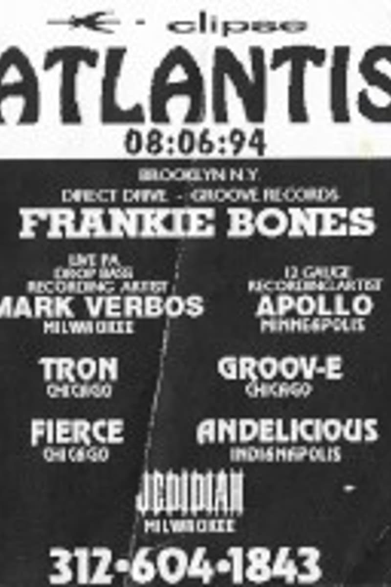 Tron, Apollo, Fierce, Mark Verbos, Andelicious - at Atlantis - Brooklyn, NY - Aug 6, 1994