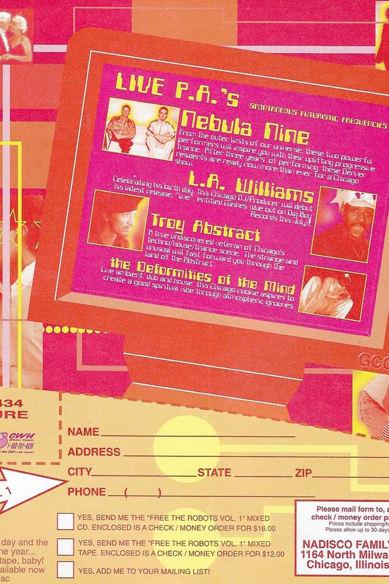 The Deformities of the Mind, Nebula Nine, L.A. Williams, Troy Abstract - at Nadisco Family Affair - Chicago, IL