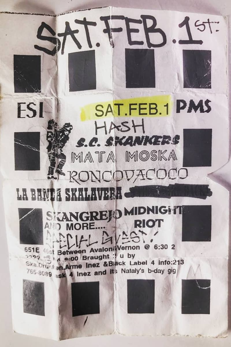 Special Guests, Roncovacoco, S.C. Skankers, Skangrejo, Hash - Los Angeles, CA