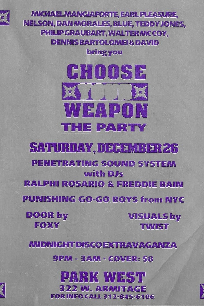 Dan Morales, Foxy, David, Philip Graubart, Dennis Bartolomei - at Park West - Chicago, IL - Dec 26, 1992