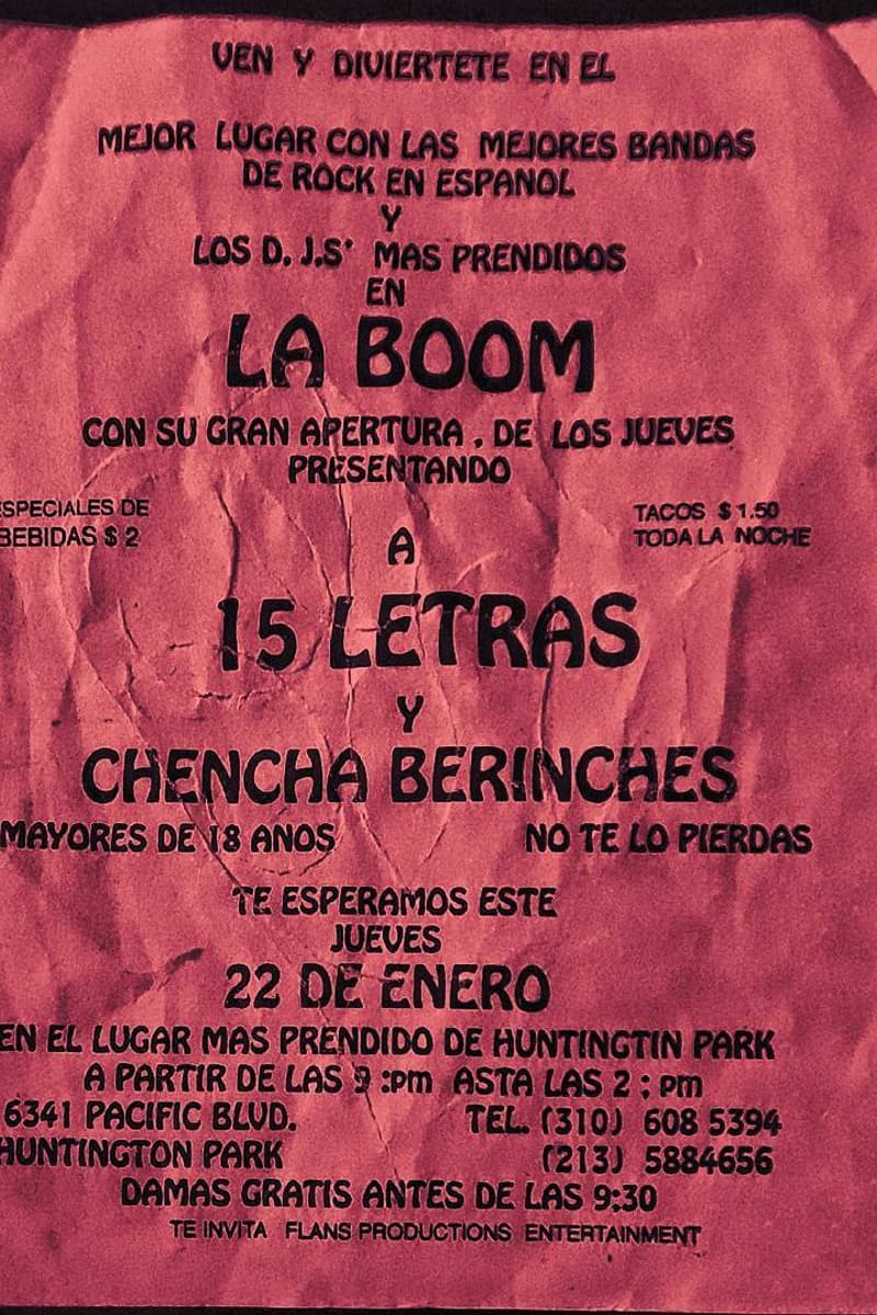 Chencha Berinches, 15 Letras - at La Boom - Huntington Park, CA