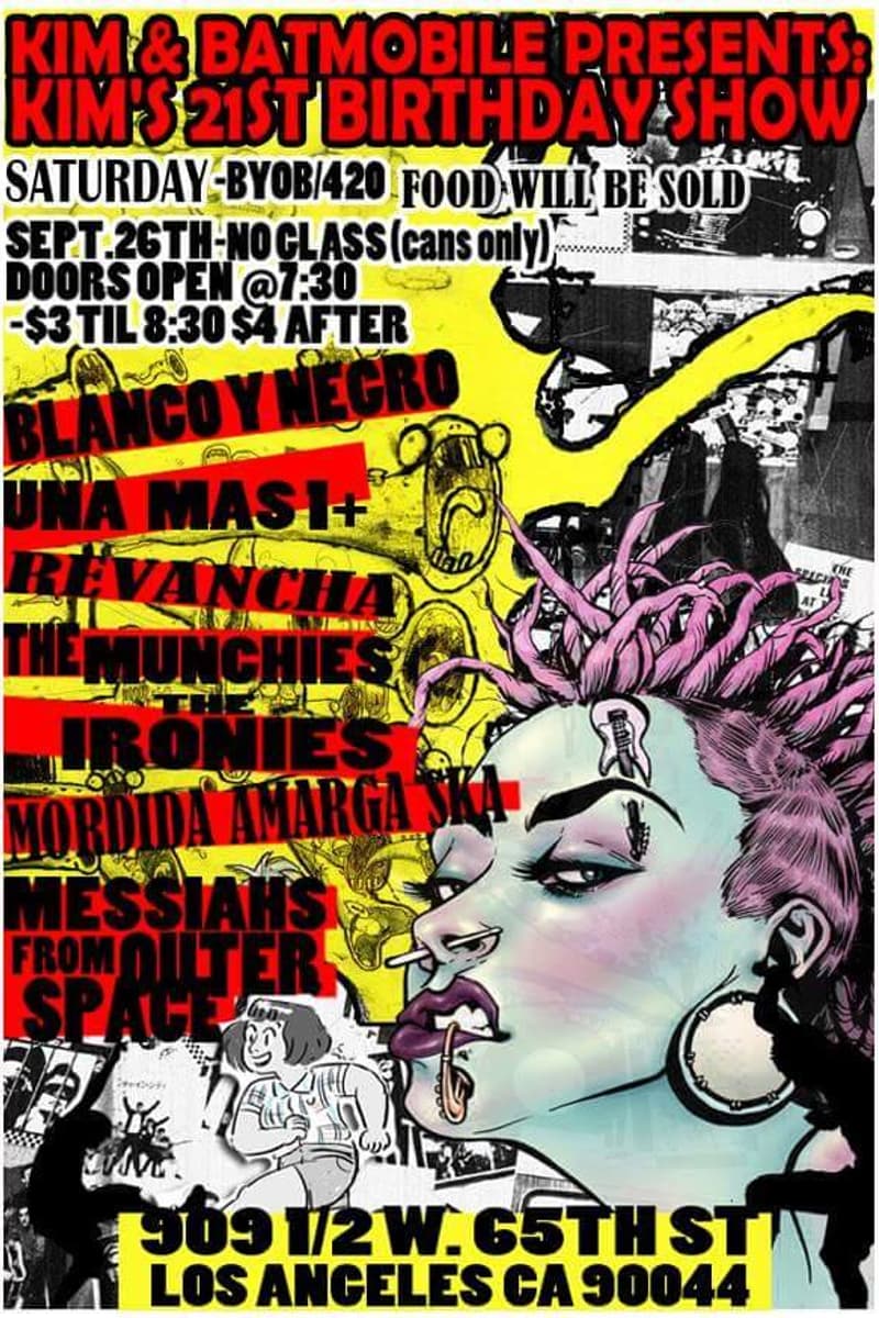 The Ironies, Revancha, Blanco Y Negro, Mordida Amarga Ska, Una Mas 1+ - at No Class - Los Angeles, CA - Sep 26, 2009