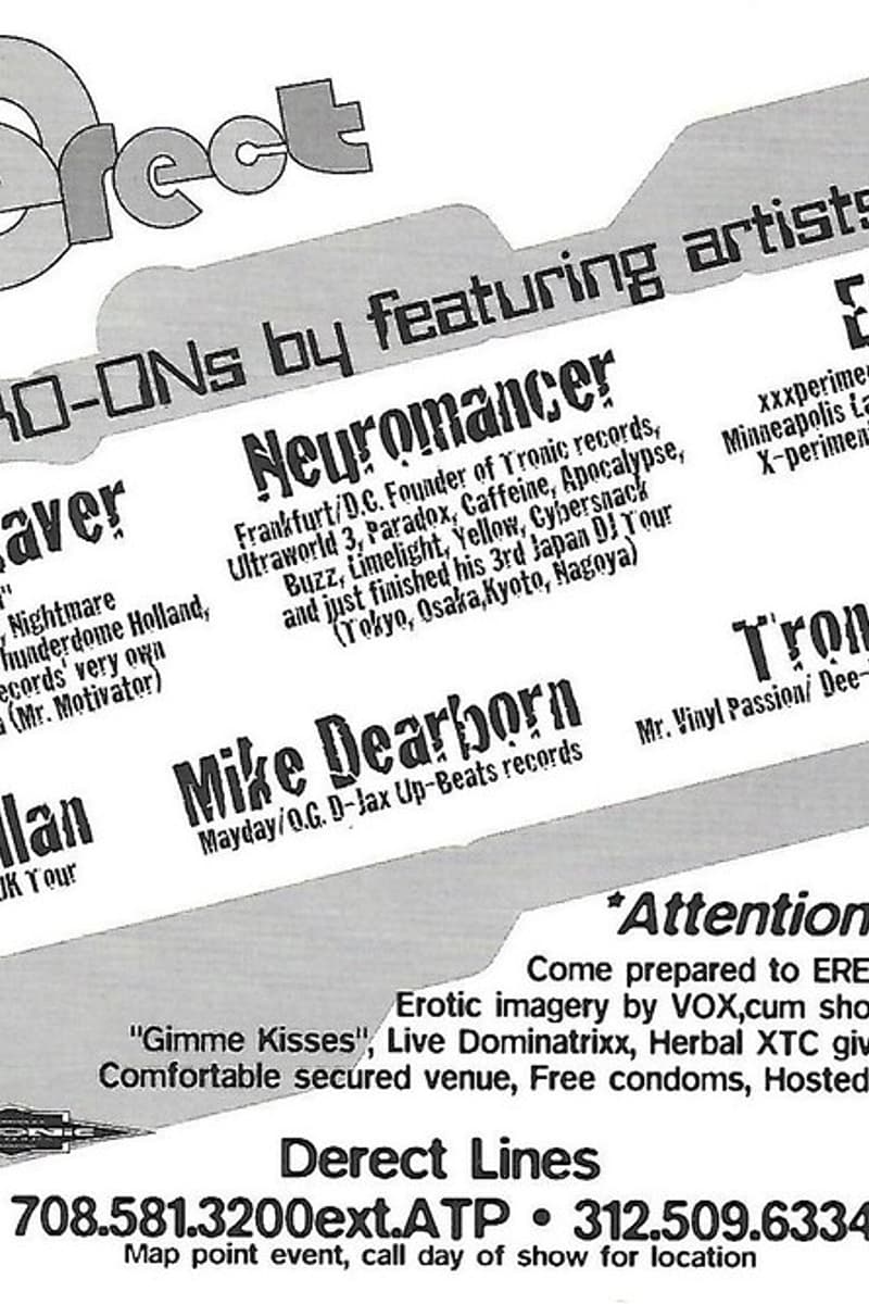 Terry Mullan, ESP, T'ron, Mike Dearborn, Neuromancer - at Six Feet Under - Chicago, IL - Mar 24, 1995