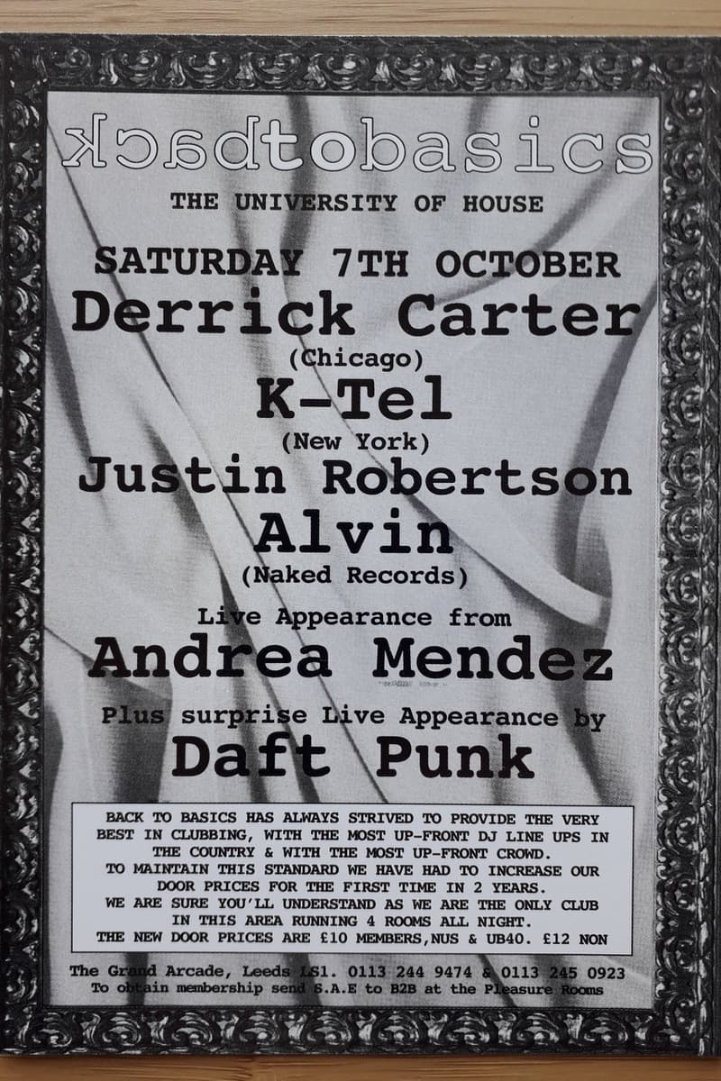 K-Tel, Daft Punk, Andrea Mendez, Justin Robertson, Alvin - at Back to Basics at The Grand Arcade - Leeds - Oct 7, 1995