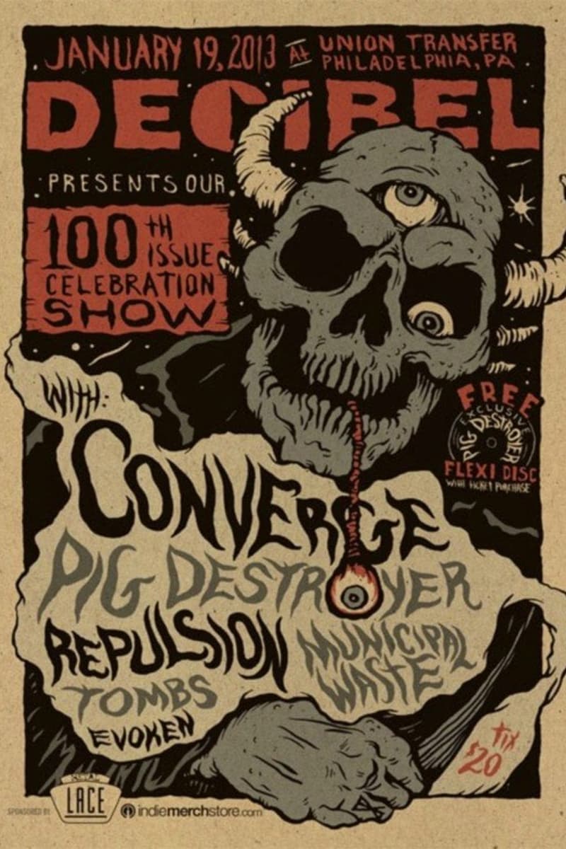 Pig Destroyer, Repulsion, Tombs, Converge, Municipal Waste - at Union Transfer - Philadelphia, PA - Jan 19, 2013