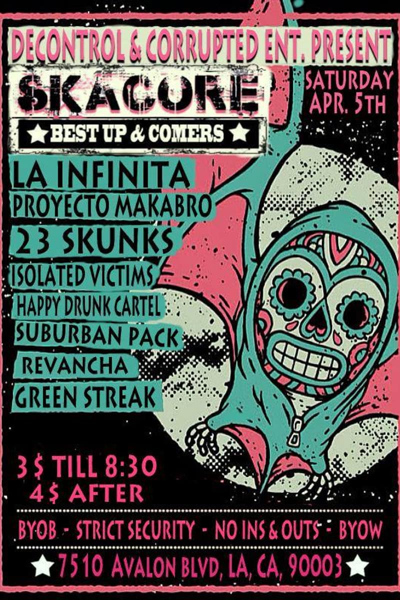 Green Streak, La Infinita, 23 Skunks, Revancha, Suburban Pack - Los Angeles, CA - Apr 5, 2025