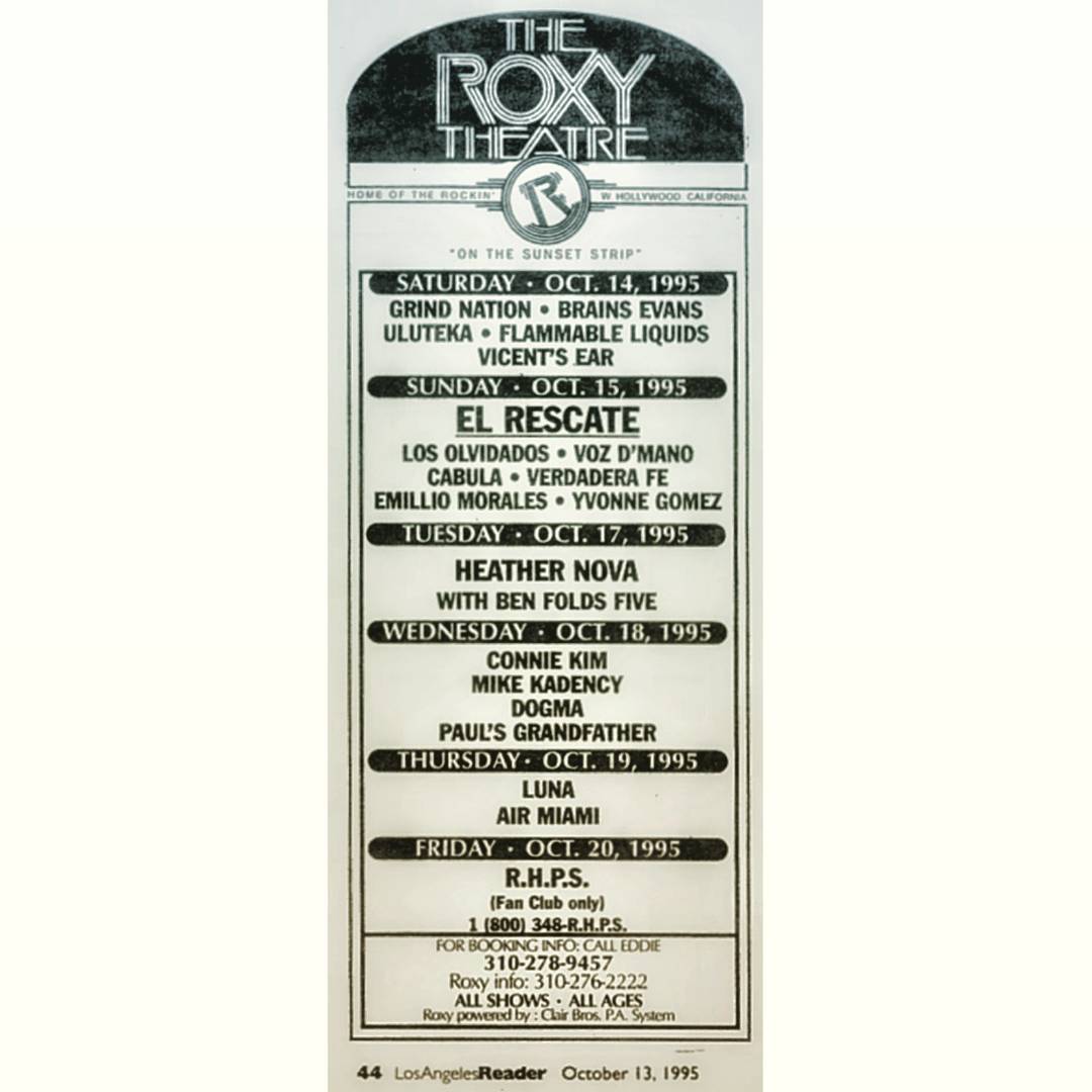 Uluteka, Connie Kim, Vicent's Ear, Voz D'Mano, Yvonne Gomez - West Hollywood, CA - Oct 14, 1995