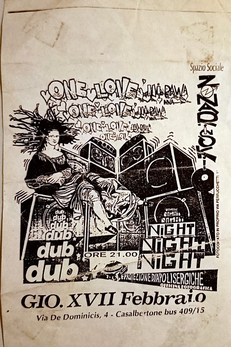One Love Hi Pawa - at Spazio Sociale ZOA (Rischio) - Roma - Feb 17, 1994