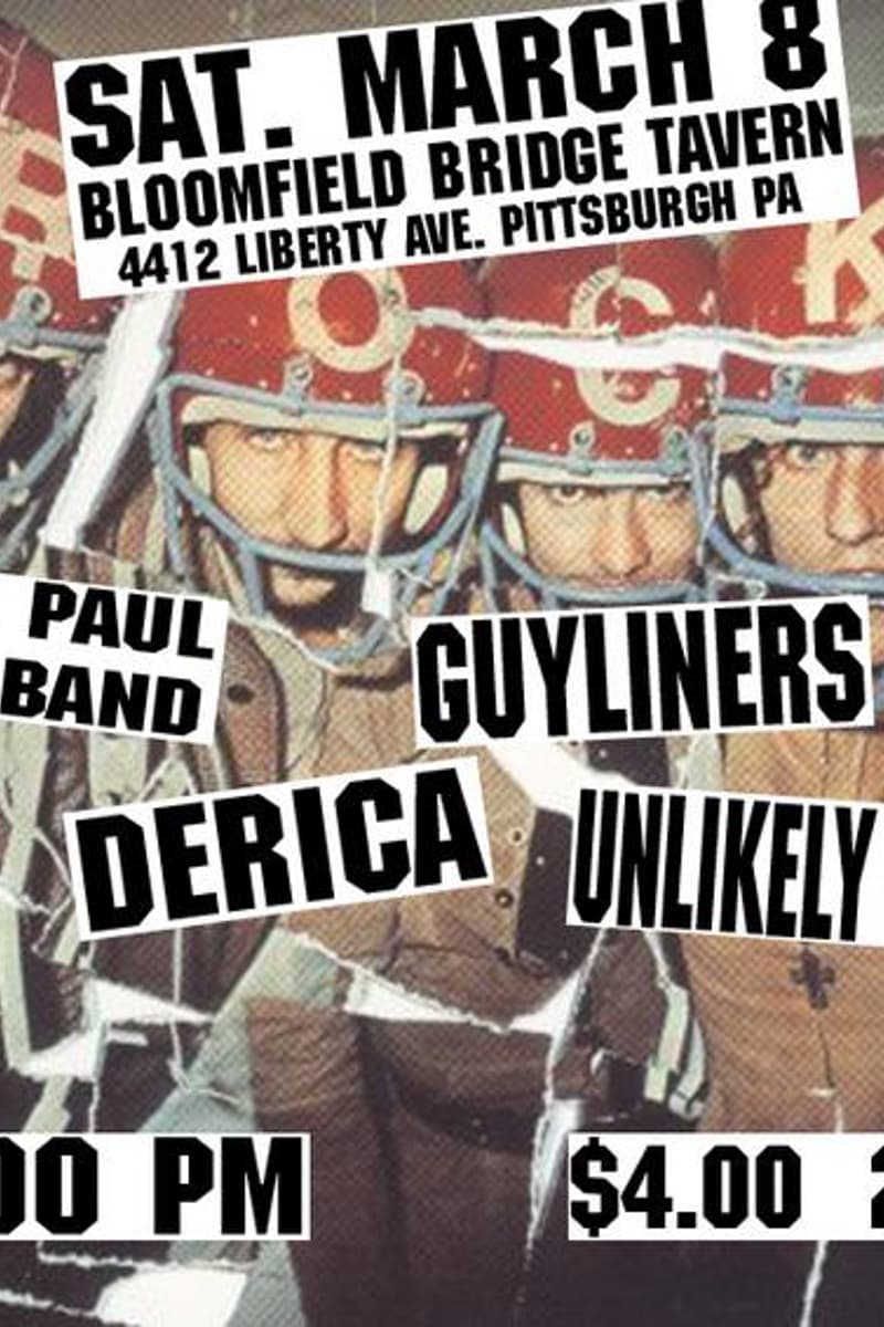 Unlikely Japan, Weird Paul Rock Band, Derica, Guyliners - at Bloomfield Bridge Tavern - Pittsburgh, PA