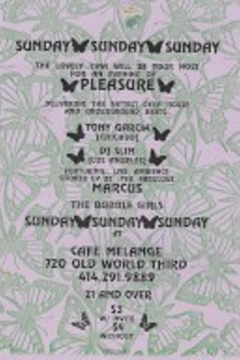 DJ Slim, The Bummer Girls, Pleasure, Marcus, Tony Graham - at Sunday