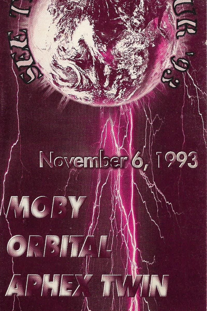 Orbital, Aphex Twin, Moby, Vapour Space - Nov 6, 1993